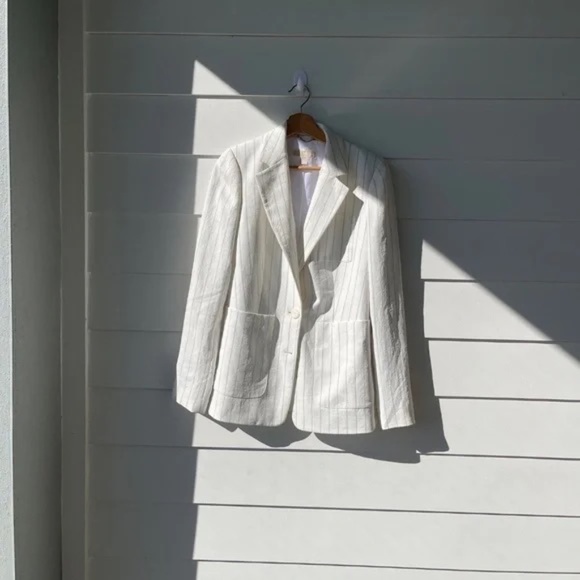 MICHAEL Michael Kors Jackets & Blazers - MICHAEL KORS COTTON BLEND BLAZER